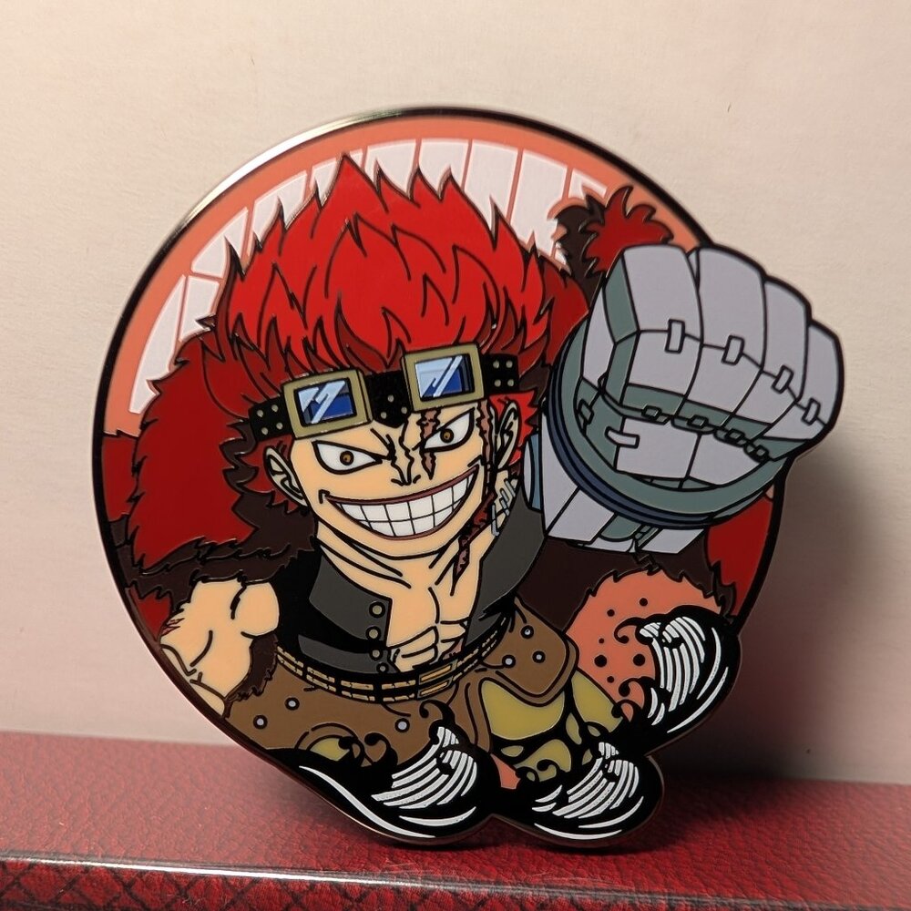 One Piece Eustass Kid Y605 FigPin Mini Official Collectible Super Rare Badge